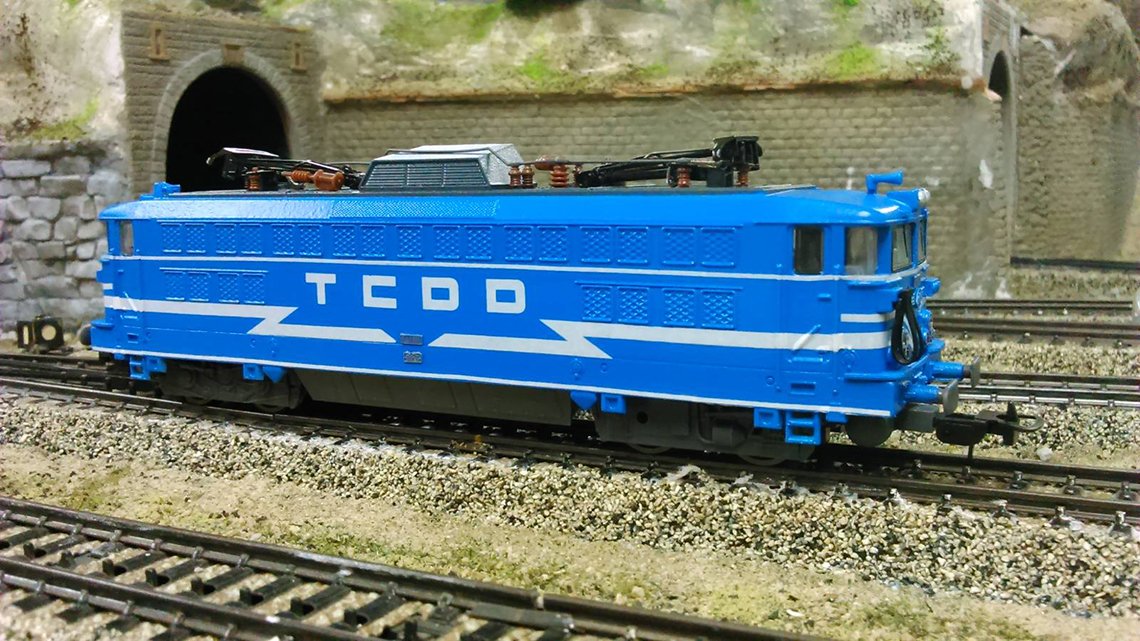 tcdd locomotive scale model custom design