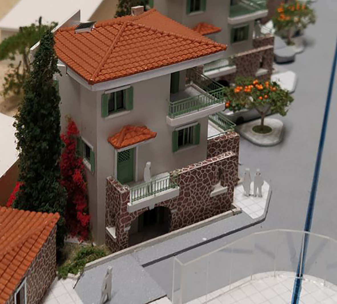architectural model αρχιτεκτονικη μακετα συγκροτημα κατοικιων