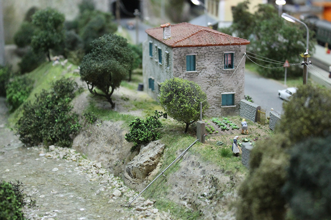 greek village scale model ελληνικο χωριο μακετα