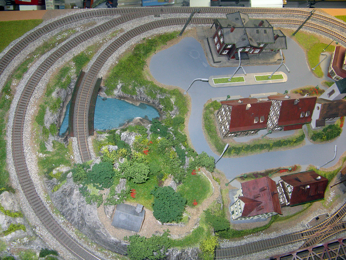 N scale preformed layouts hot sale