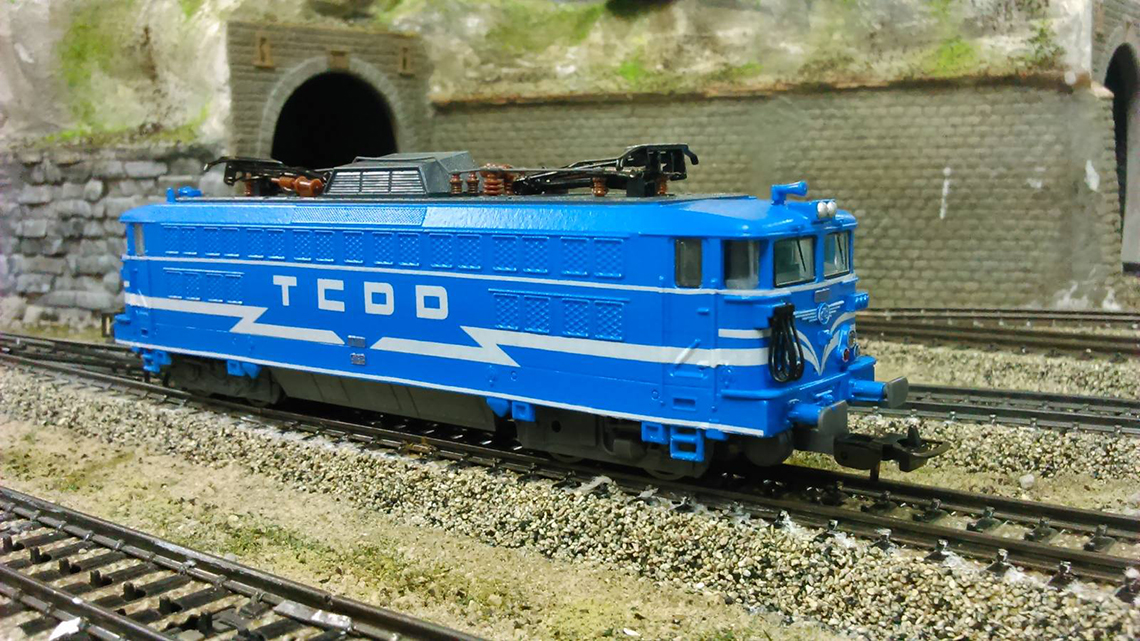 tcdd locomotive scale model custom design