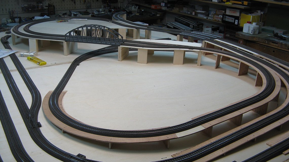 train layout construction HO scale Marklin