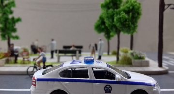 ελληνικο περιπολικο μινιατουρα scale model greek police car