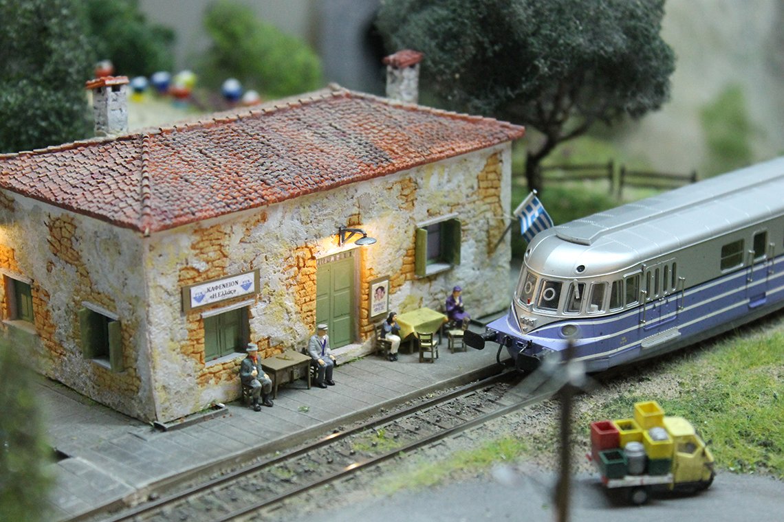 greek village scale model ελληνικο χωριο μακετα