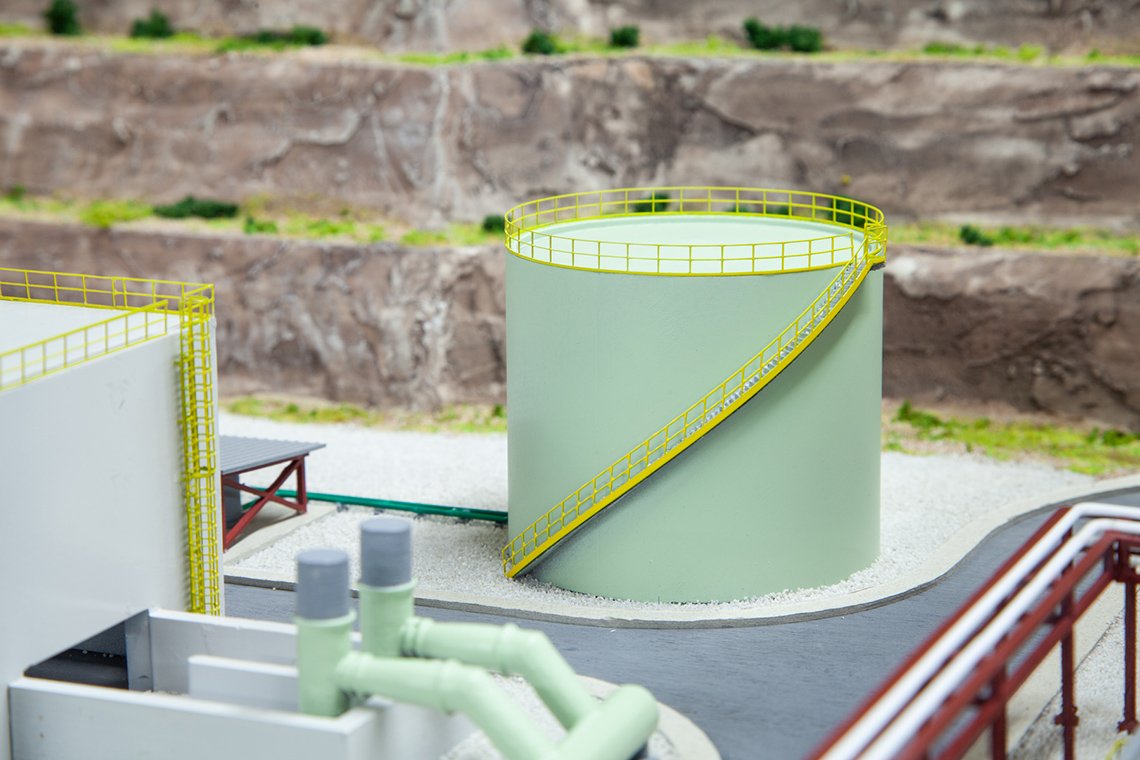 power plant facility scale model αρχιτεκτονικο μοντελο 