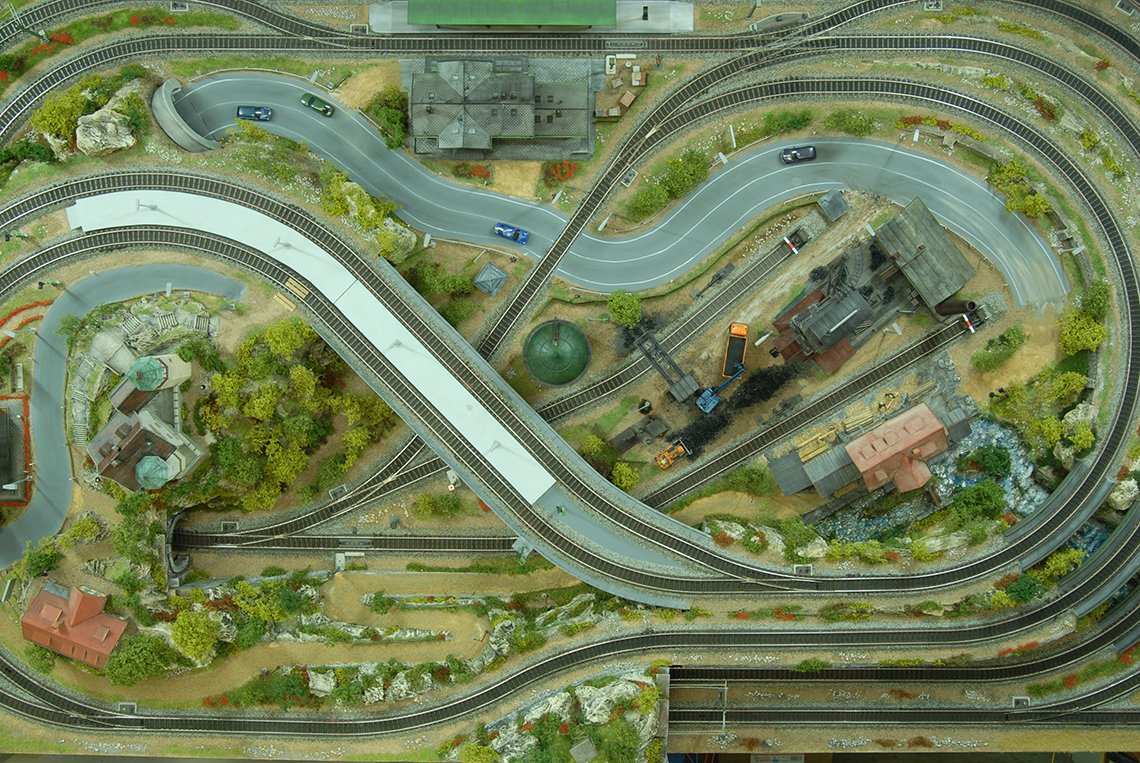 μακετα τρενου κλιμακα ΗΟ Marklin train HO layout