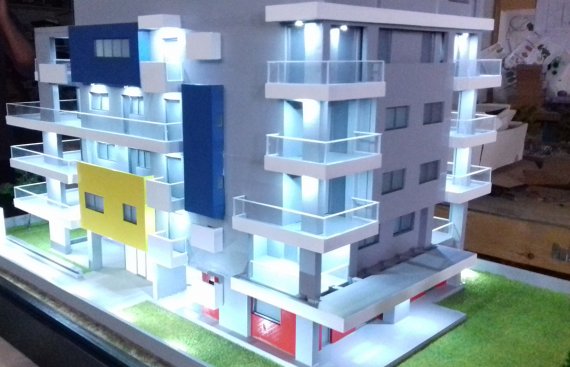 πολυκατοικία μοντέλο flat building model