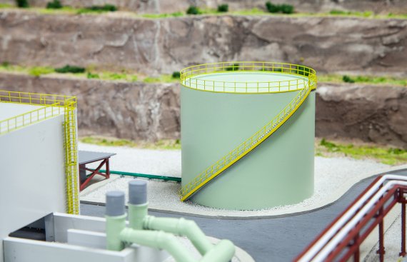 power plant facility scale model αρχιτεκτονικο μοντελο 