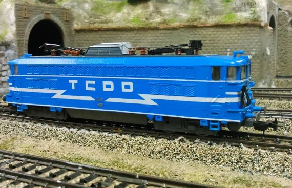 tcdd locomotive scale model custom design