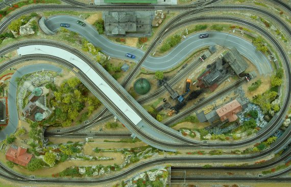 μακετα τρενου κλιμακα ΗΟ Marklin train HO layout