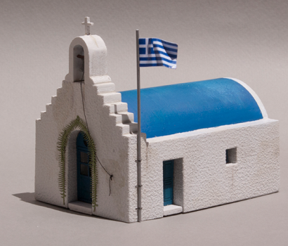 ελληνικο ξωκλησι μινιατουρα greek chapel miniature scale model