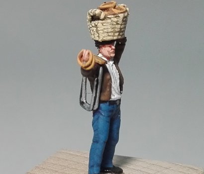 κουλουρτζης φιγουρα μοντελισμου bagel man miniature figure