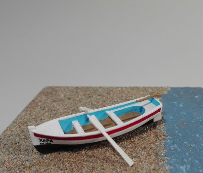 scale model greek traditional fishing boat καΐκι ψαροβαρκα παπαδια μοντελο HO 