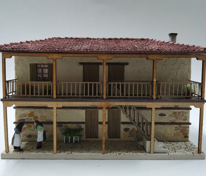 παραδοσιακο σπιτι πρεσπες μοντελισμος traditional greek village house