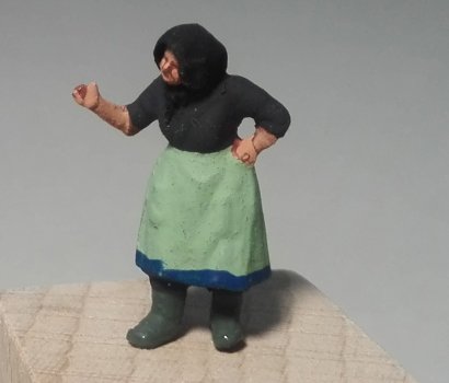 ελληνιδα γιαγια χωριατισσα μινιατουρα greek yaya miniature figure