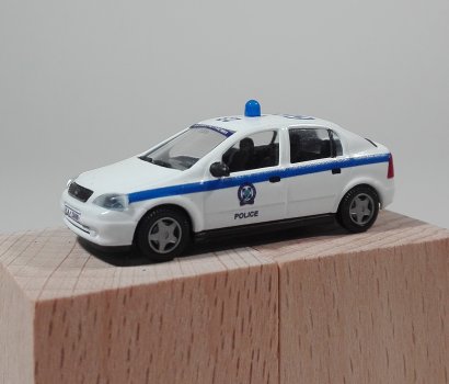 greek police car opel astra scale model ελληνικο περιπολικο μινιατουρα