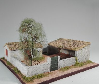 greek small farm scale model κτηρια ελληνικου ενδιαφεροντος αγροκτημα