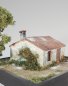 ελληνικό κτήριο αποθήκη greek farm storage house scale model
